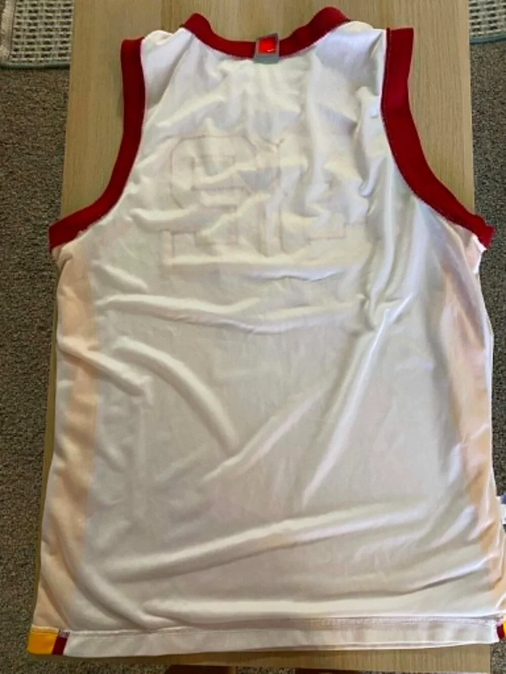 Vintage USC Trojans #32 Basketball Fan Jersey Tank Top White Men’s XL